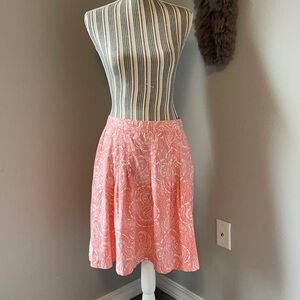 Gap Peachy Pink floral Skirt
